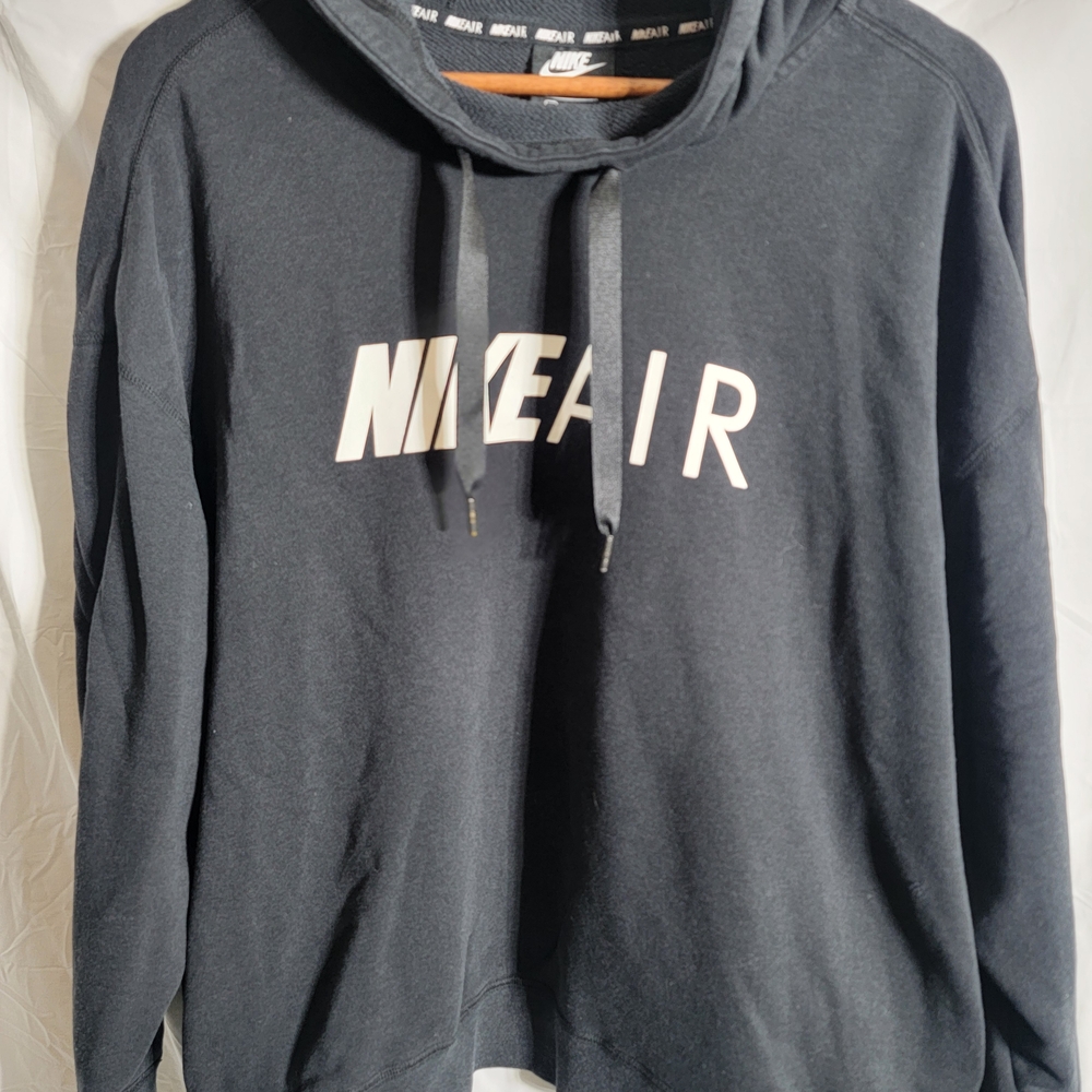 Nike Black Hoodie with White Logo